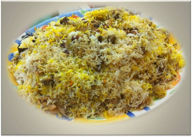 Microwave Chicken Biryani