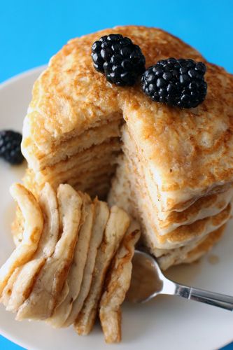 best ever fluffy vegan pancakes