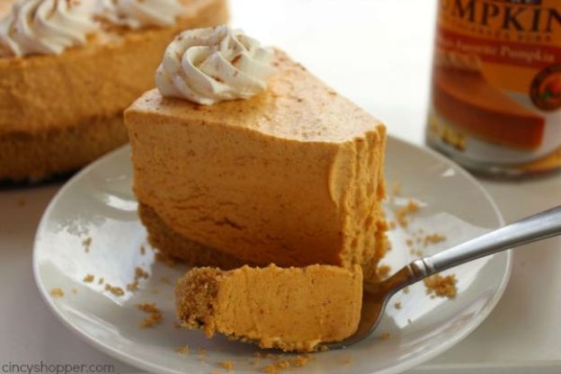 No Bake Pumpkin Cheesecake