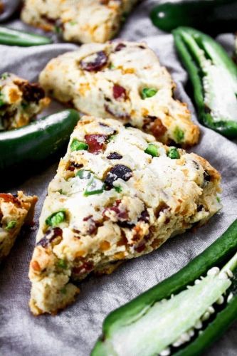 Bacon Cheddar Jalapeno Scones