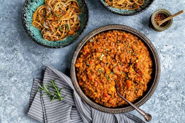 Rich Lentil Bolognese