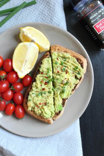 Lemon Avocado Chickpea Mash