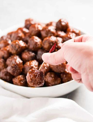 Grape Jelly Meatballs