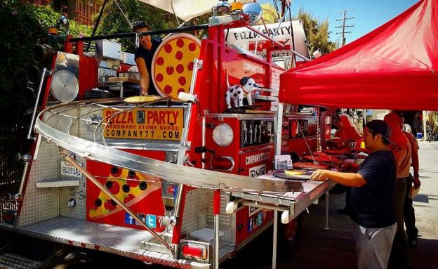 Company 77 Pizza Fire Truck - Irvine, California