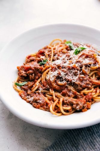 Crockpot Spaghetti Bolognese