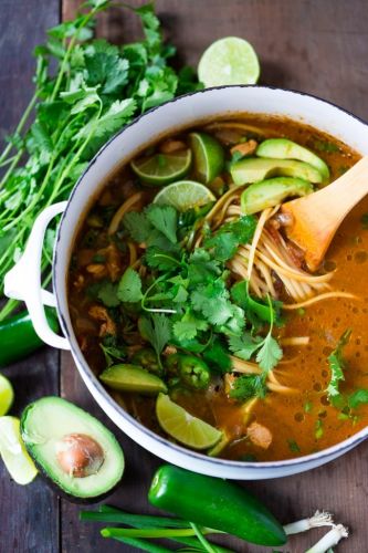 Mexican Chicken Noodle Soup