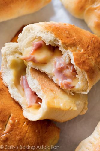 Homemade Ham & Cheese Pockets