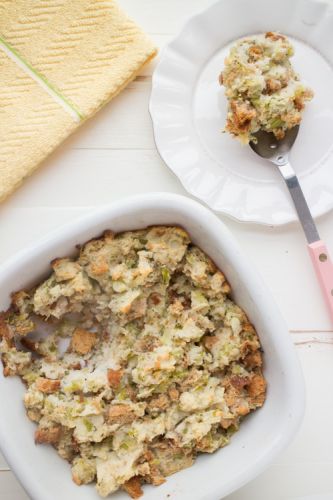 Amish potato stuffing