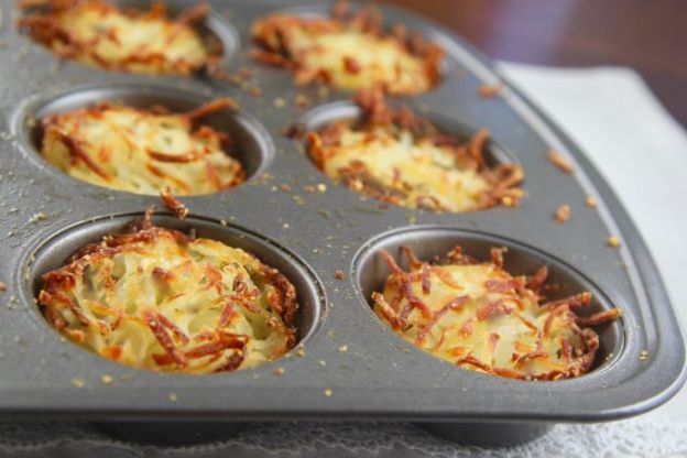 Baked Parmesan hash browns