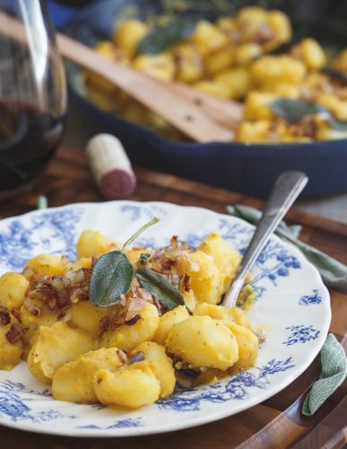 Butternut White Bean Gnocchi