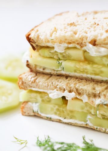 Cucumber Cream Cheese Sandwiches