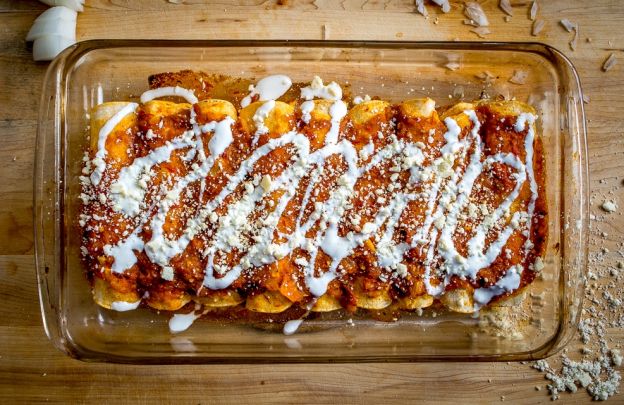 Red Sauce Enchiladas