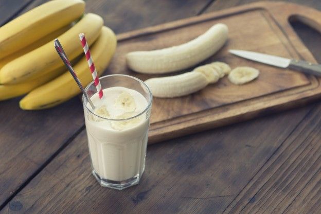 Basic banana milkshake