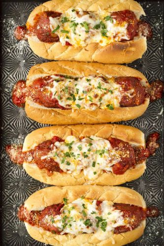 Easy Slow Cooker Italian Meatball Subs