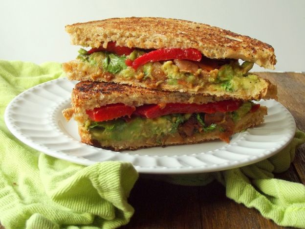 Vegan Avocado Melt with Coconut Bacon