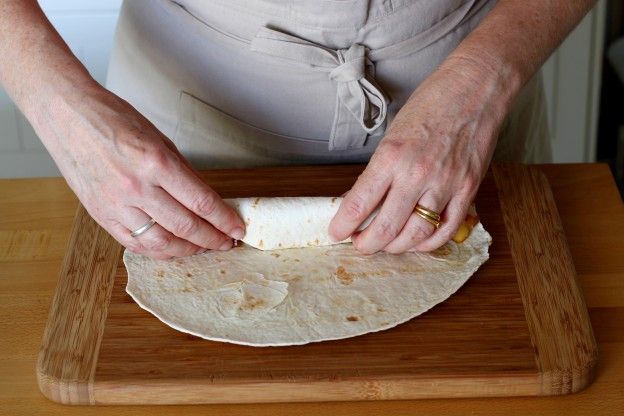 Roll the tortilla