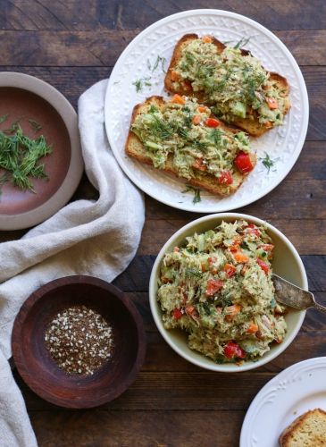 Cucumber Dill Avocado Tuna Salad