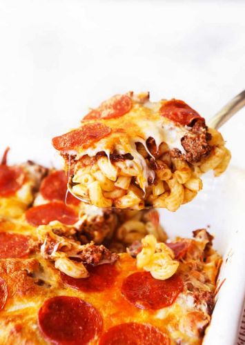 Easy Pizza Pasta Bake