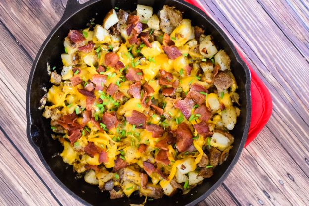 Cheesy Bacon Home Fries