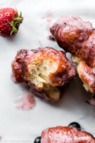 Homemade Berry Fritters