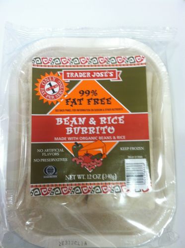 Trader Joe's Bean & Rice Burrito