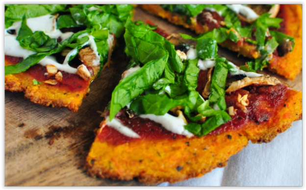 39. Carrot crust pizza