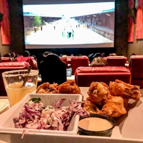 TAKE HER TO DINNER & A MOVIE AT A DINE-IN THEATER