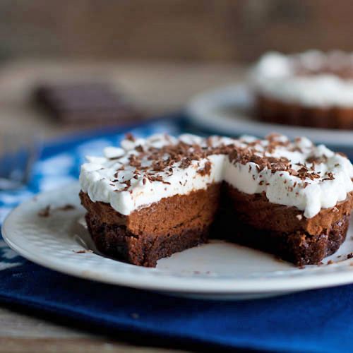 French Silk Brownie Pie