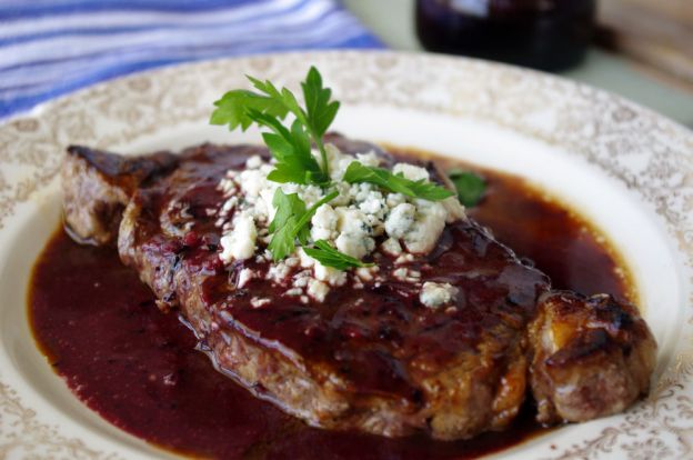 Steak + Blueberries