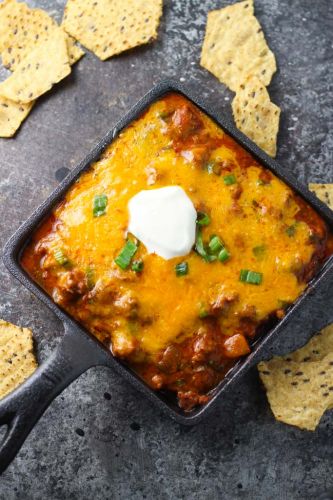 Beef Enchilada Dip