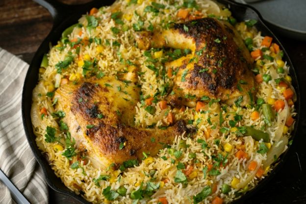 One Pan Chicken and Rice