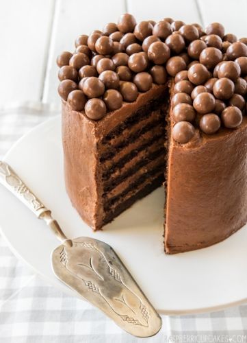 Chocolate mousse layer cake