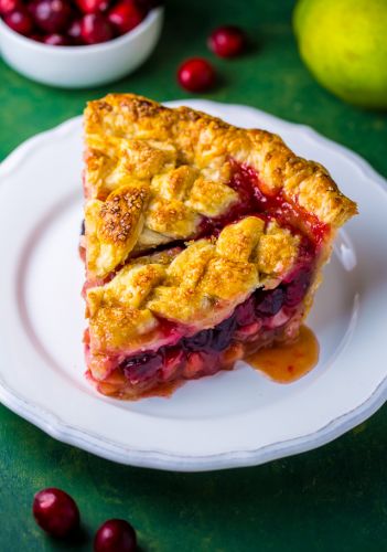 Cranberry Pear Pie