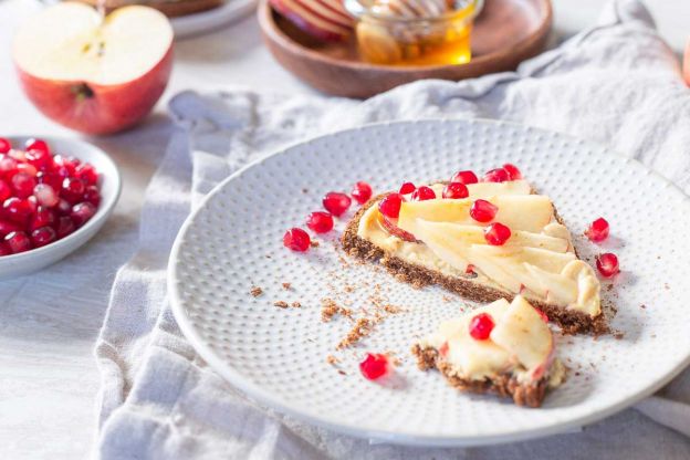 Honey Apple Hummus Toast