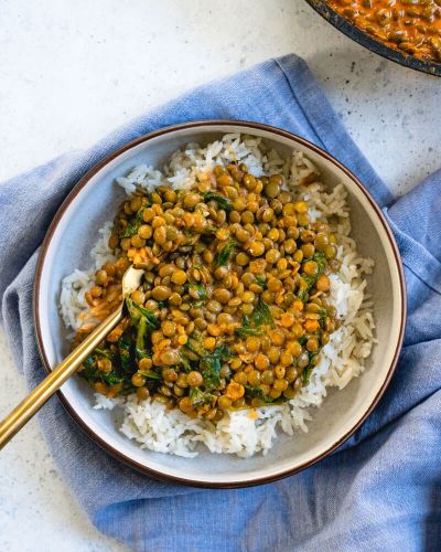 Quick Coconut Lentil Curry