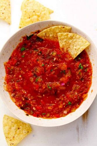 Slow Cooker Restaurant Style Garden Salsa