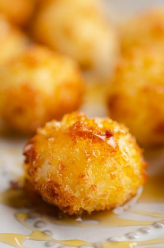 Air Fryer Honey Goat Cheese Balls