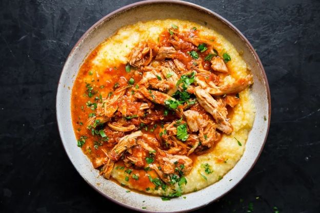 Instant Pot Chicken Marinara with Polenta