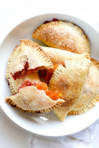 Raspberry Peach Hand Pie