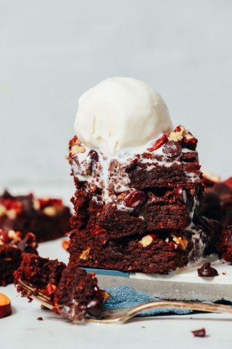 Fudgy Sweet Potato Brownies