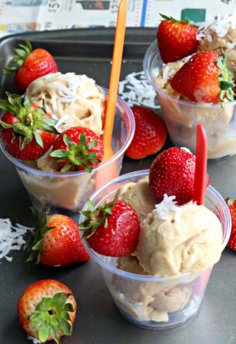 4-Ingredient Coconut Frozen Yogurt