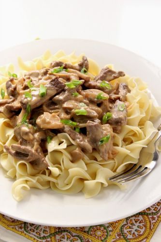 20-minute beef Stroganoff