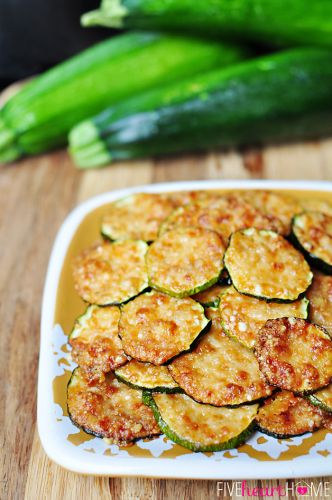 Baked Parmesan Zucchini Rounds