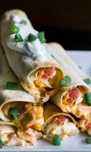 Easy Cheesy Chicken Taquitos