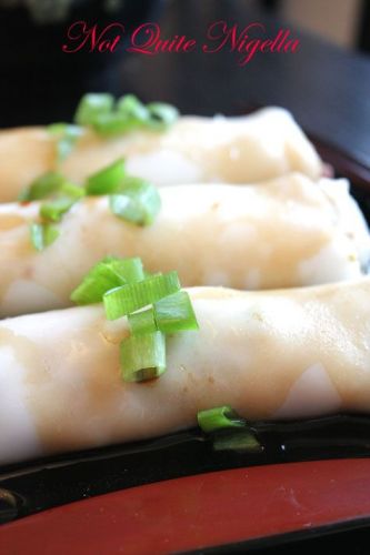 Chee Chong Fun Rice Noodle Rolls