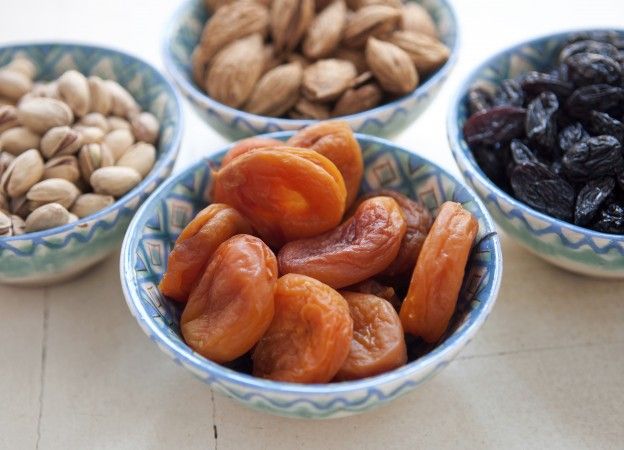 Dried apricots