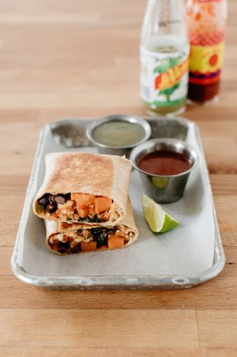 Sweet Potato and Black Bean Freezer Burritos