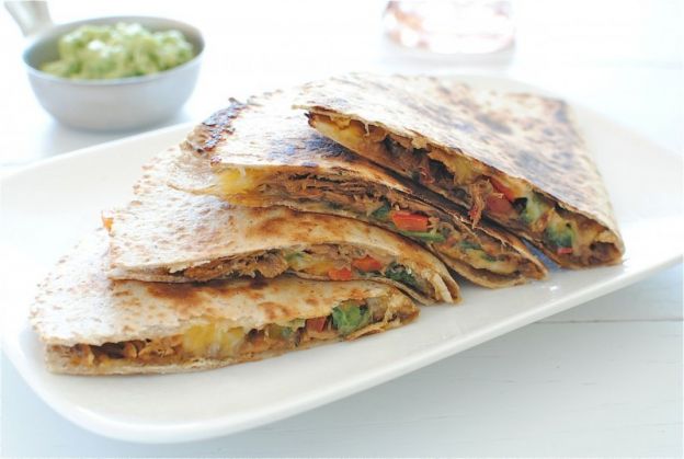 Slow Cooker Chipotle Steak Quesadillas