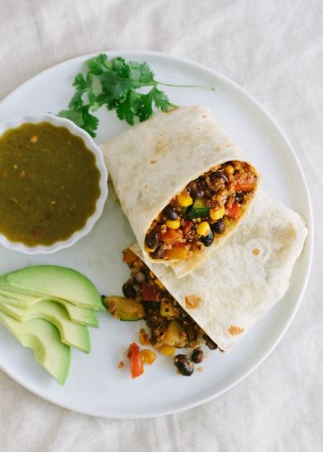 Spicy Black Bean and Quinoa Burritos