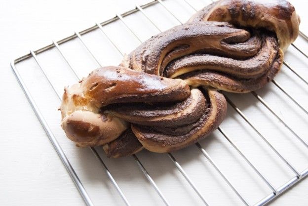 Braided Nutella brioche